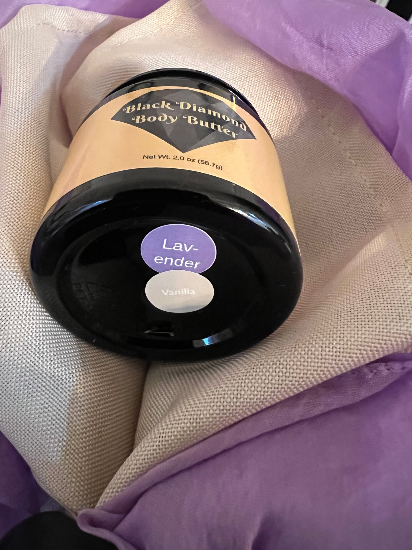 Black Diamond Body Butter (Lavender & Vanilla Fragrance)